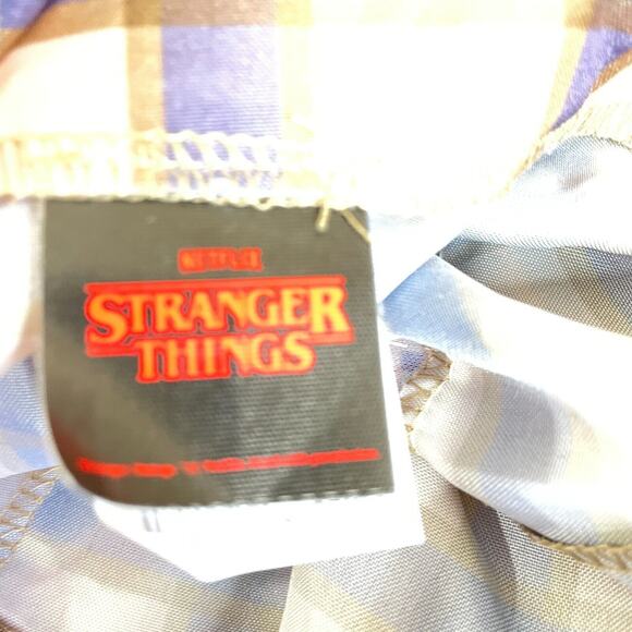 Netflix Stranger Things Eleven Costume Dress Girl Large 10-12 Dress Up Halloween - Picture 6 of 10